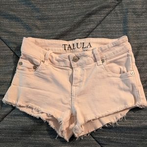 Cute stretch pink shorts -Talula- size 25